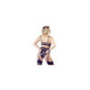 Ensemble soutien-gorge, porte jarretelles et culotte noir sexy 